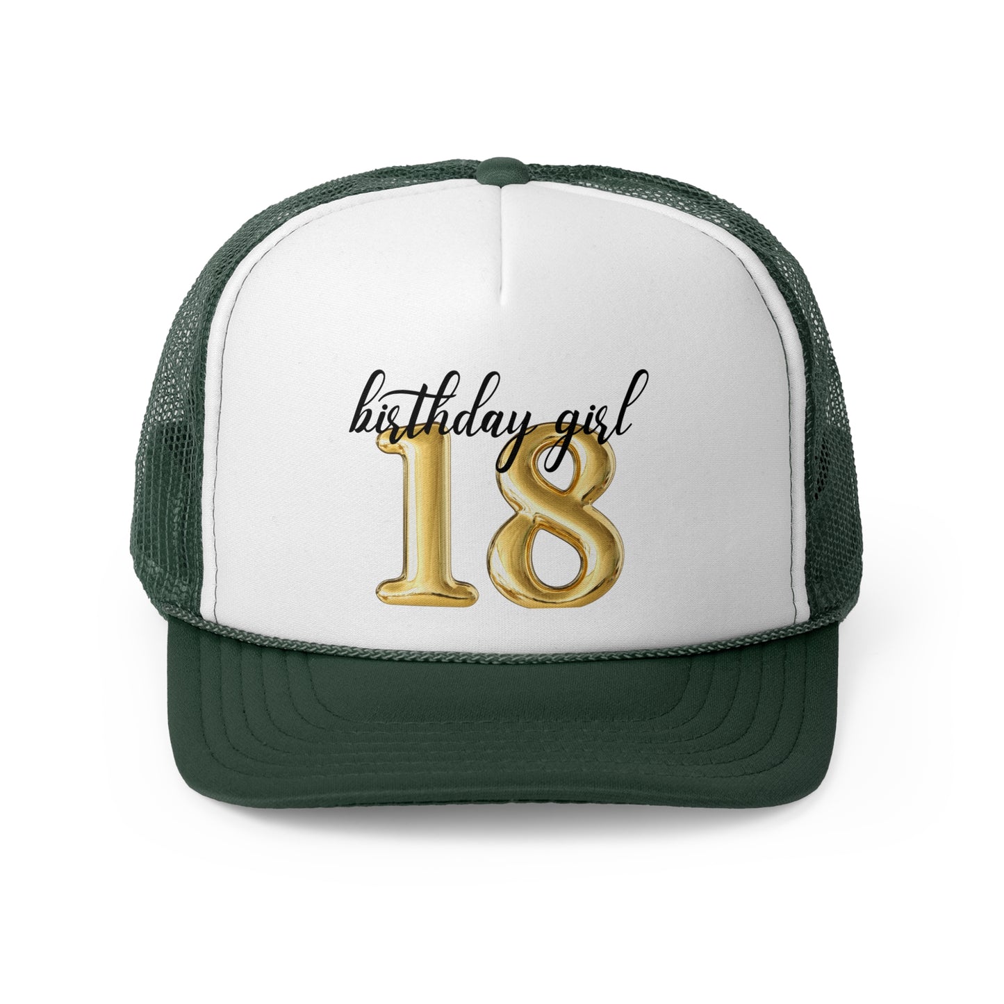 18th Birthday Girl Trucker Hat, 18th Birthday Crew Trucker Hats, Gifts for 18th Birthday, 18th Birthday Group Trucker Hats