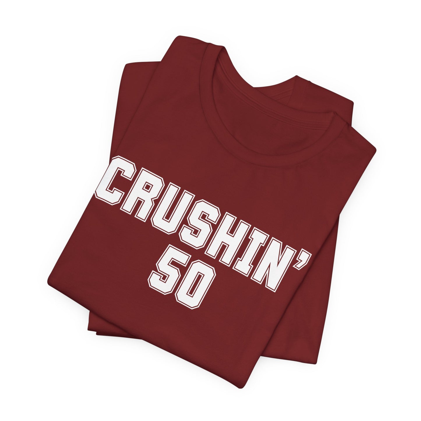 50th Birthday Shirt, Crushin' 50 tshirt, 50th birthday for Him, Gift for Him 50th Birthday gift for 50 year old
