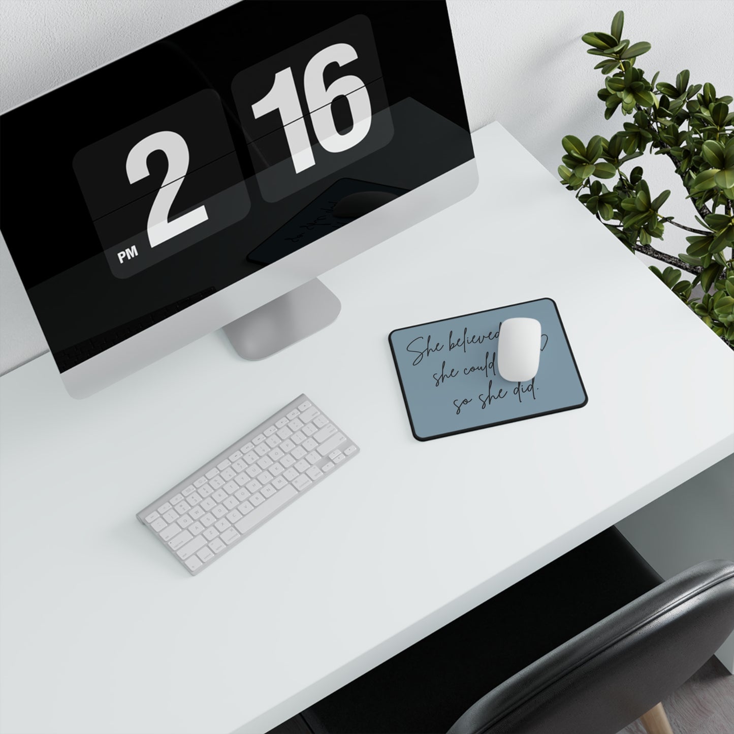 Empower Every Click Mouse Pad, Mouse Pad, Encourage, Office, Co-worker Gift