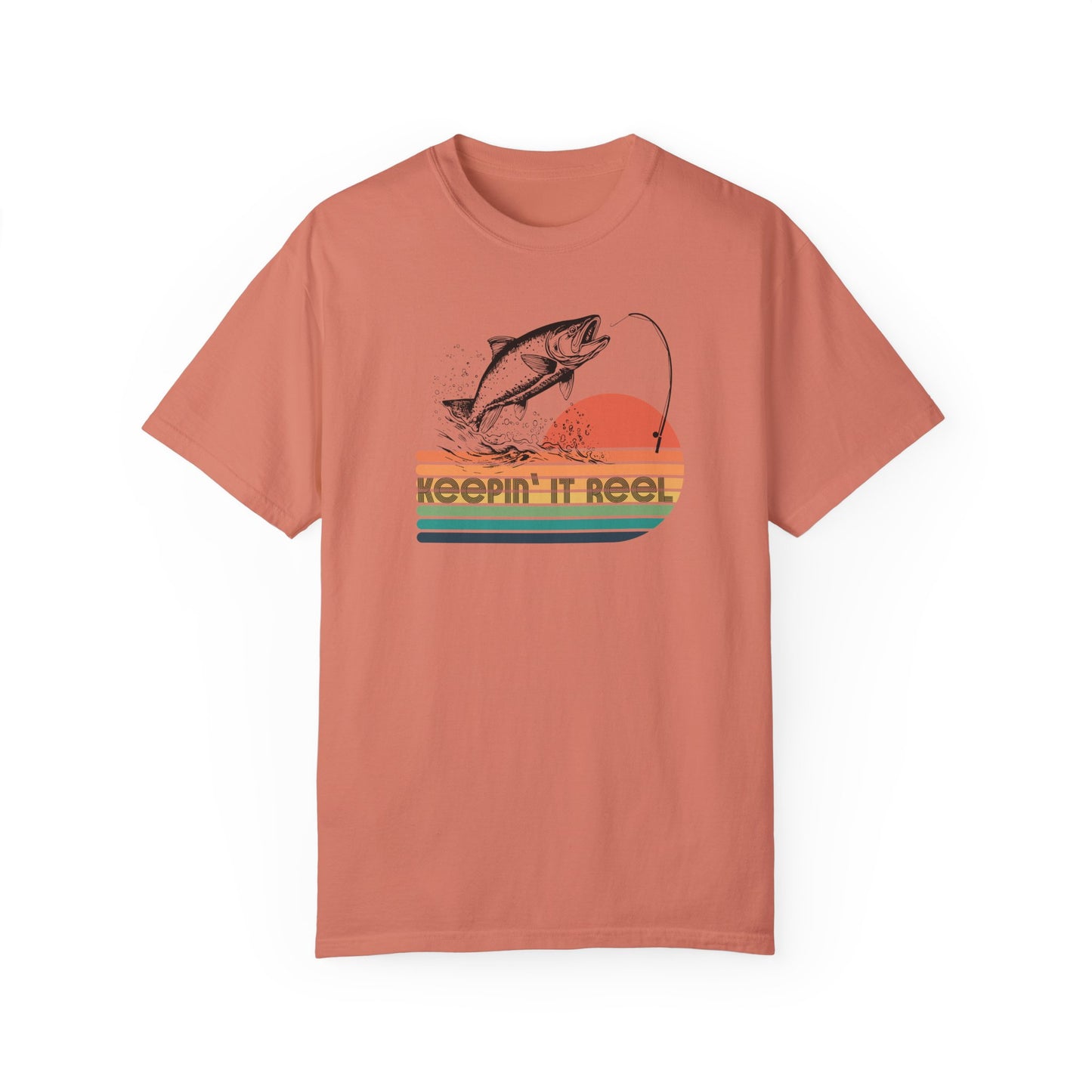 Keeping it Reel Retro Fishing Shirt, Father's Day Gift for Him, Fishing Aesthetic Men's Clothing, Fishing Gift for Dad, Birthday Gift for Dad