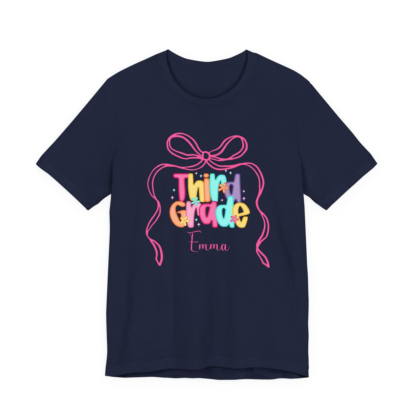Adult Personalized Third Grade Shirt