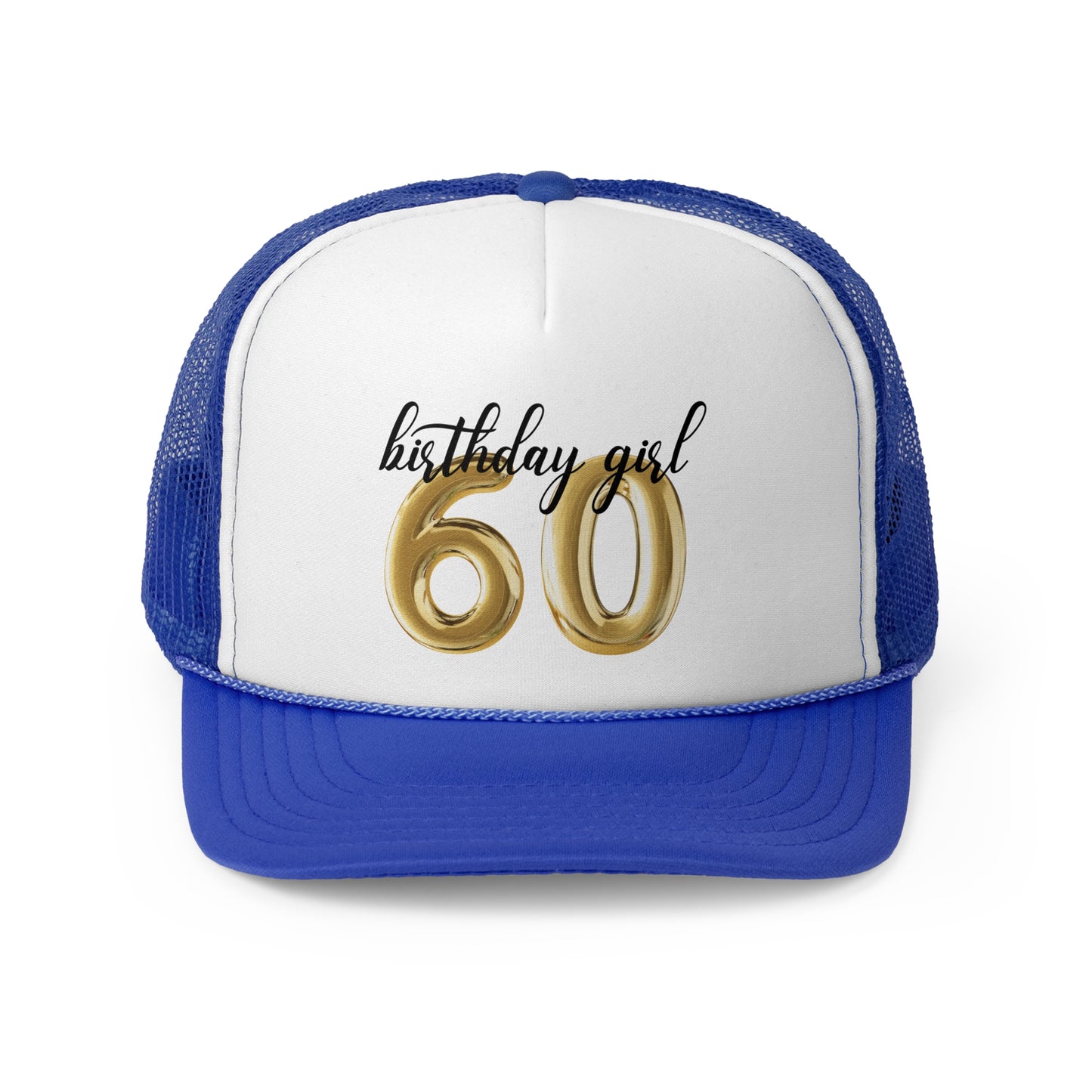 60th Birthday Girl Trucker Hat, 60th Birthday Crew Trucker Hats, Vintage 1965 Birthday Girls Trip Group Trucker Hats