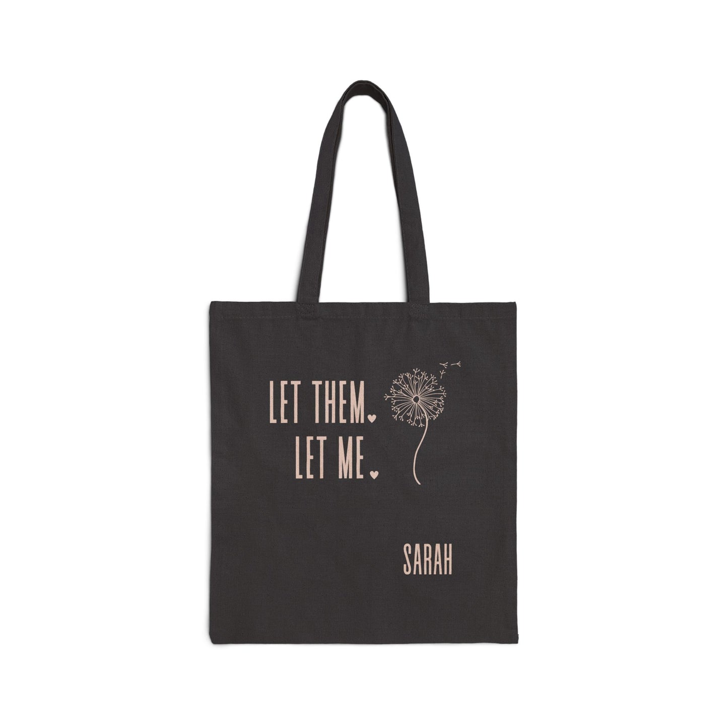Let Them Let Me Personalized Tote Bag, Let Them Tote Bag, Inspirational Gift for Friend, Book Club Gift, Self Care Gift, Gift for Her