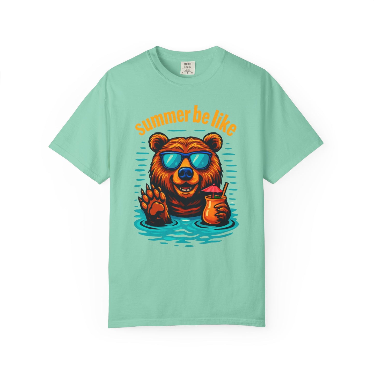Summer Be Like Shirt, Funny Summer Tee, Bear Shirt, Summer Beach Shirt, Vacation Shirt, Summer Vibes Shirt