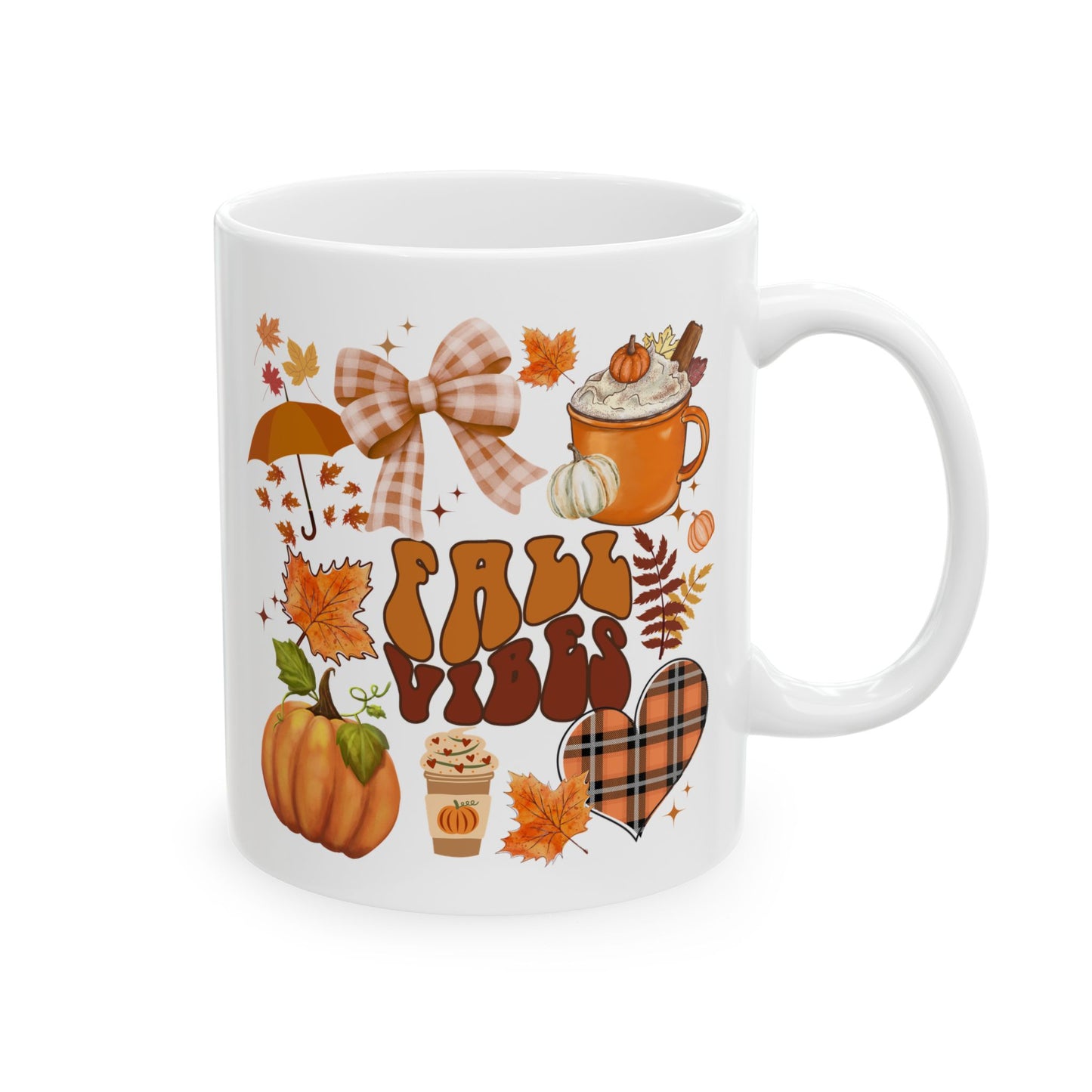 White Fall Vibes Mug