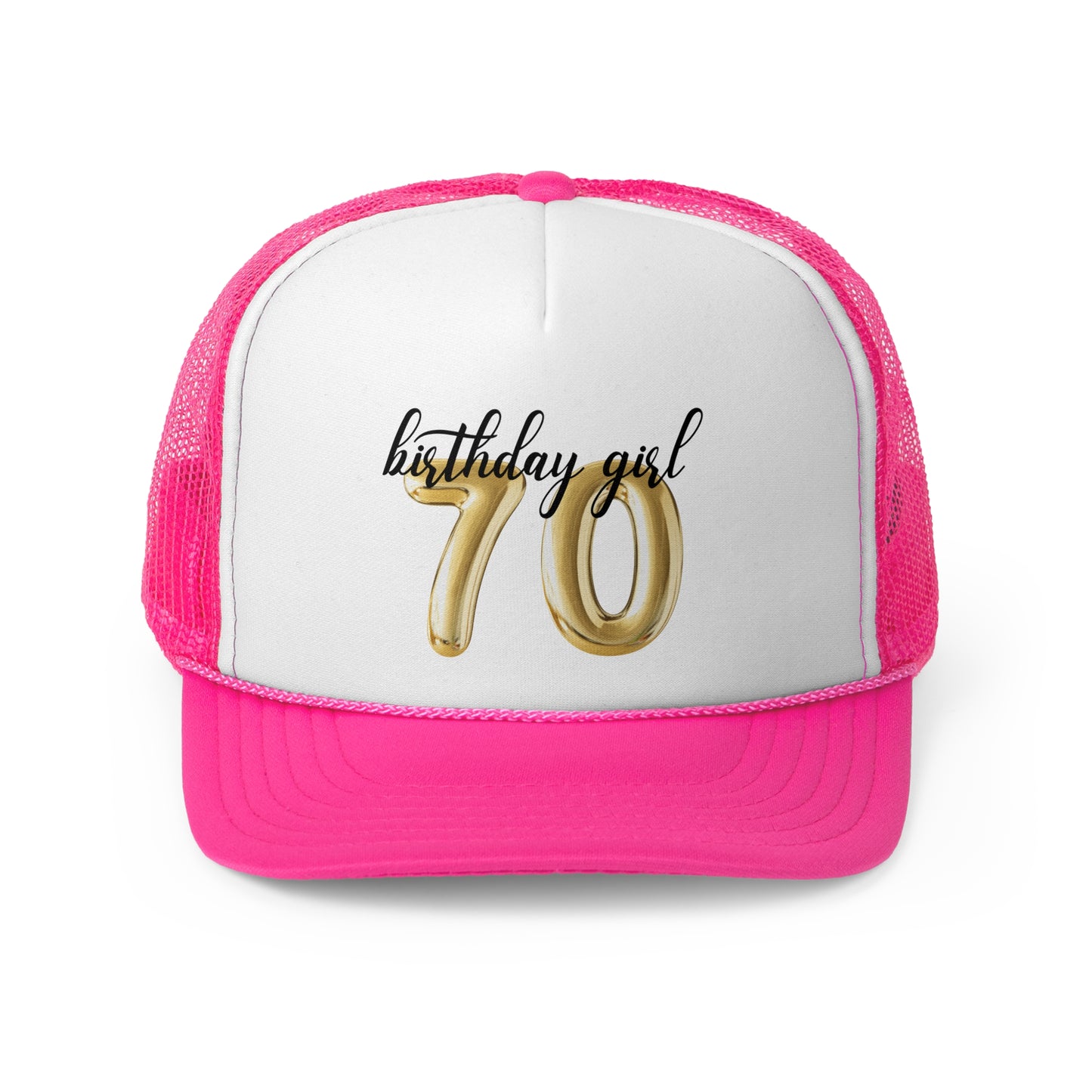 70th Birthday Girl Trucker Hat, 70th Birthday Crew Trucker Hats, Vintage 1955 Birthday Trucker Hat
