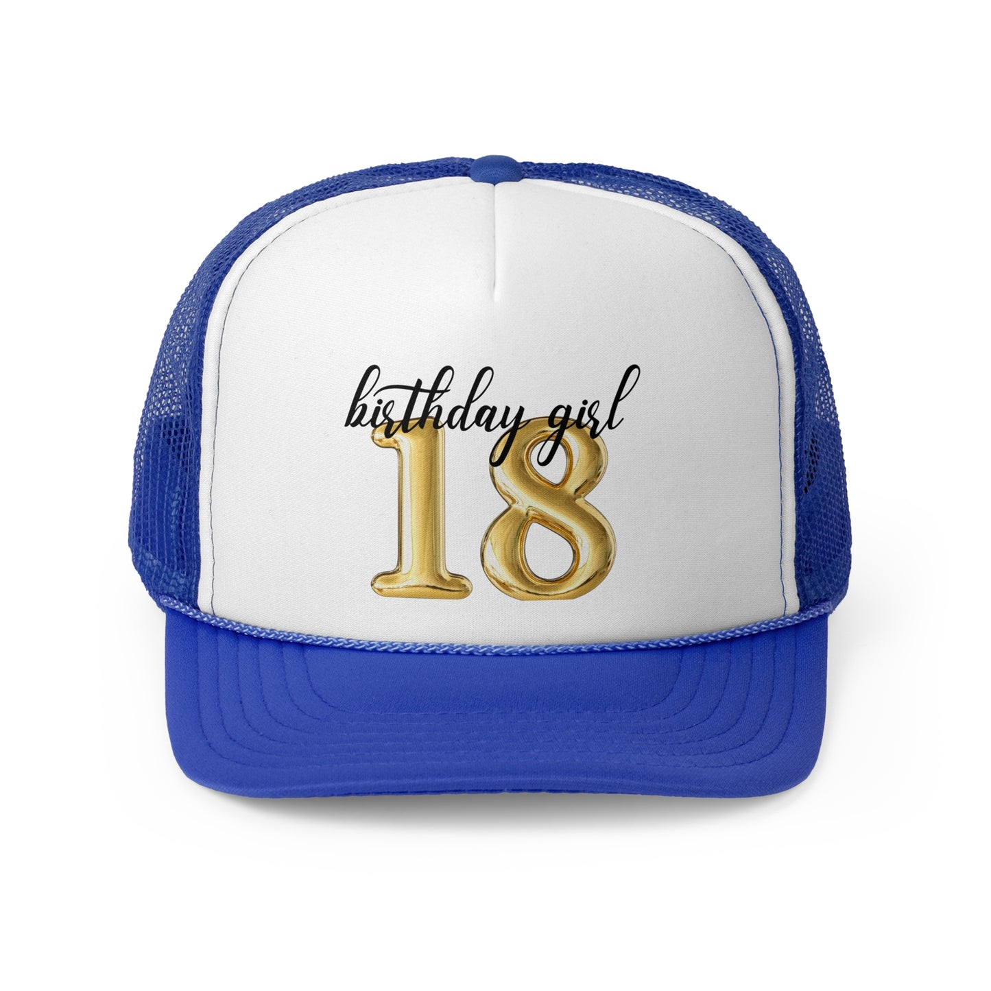 18th Birthday Girl Trucker Hat, 18th Birthday Crew Trucker Hats, Gifts for 18th Birthday, 18th Birthday Group Trucker Hats