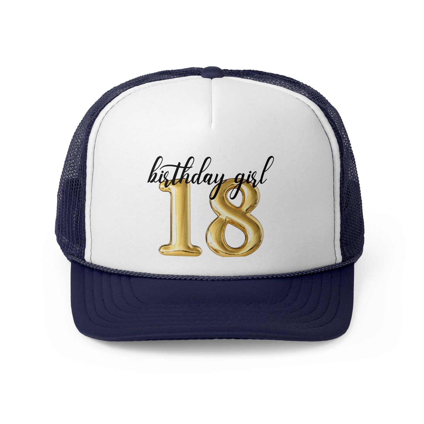 18th Birthday Girl Trucker Hat, 18th Birthday Crew Trucker Hats, Gifts for 18th Birthday, 18th Birthday Group Trucker Hats