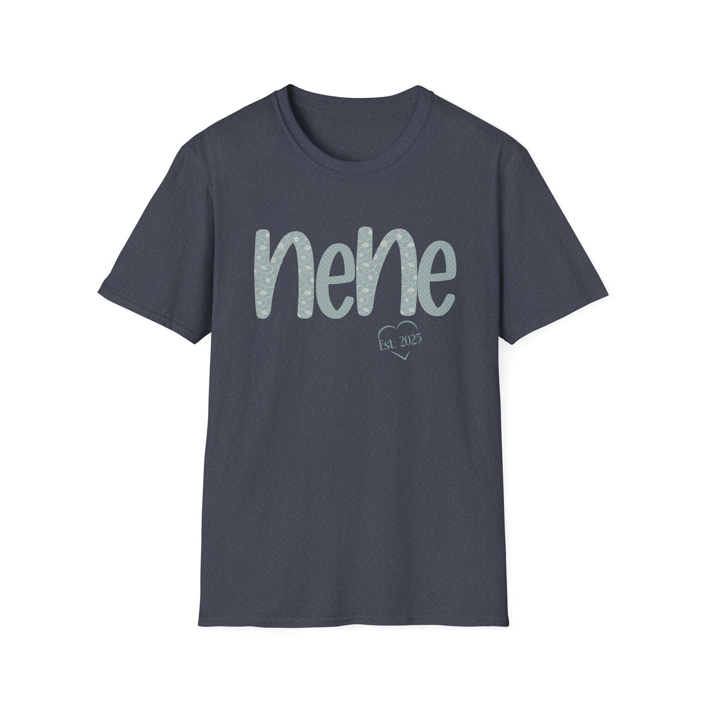 Custom Nene Est Shirt, Nene Floral Tee, Birthday Gift for Nene,  Gift For Mom, Gender Reveal Shirt, Gift from Grandkids, New Nene Gift