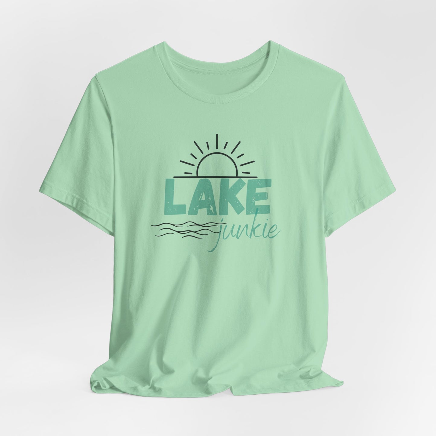 Lake Junkie Shirt Summer Boating tshirt Lime Cream Love Lake Life Shirt, Lake Vibes Shirt, Lake Weekend Gift for Lake Lover Lake Party Shirt