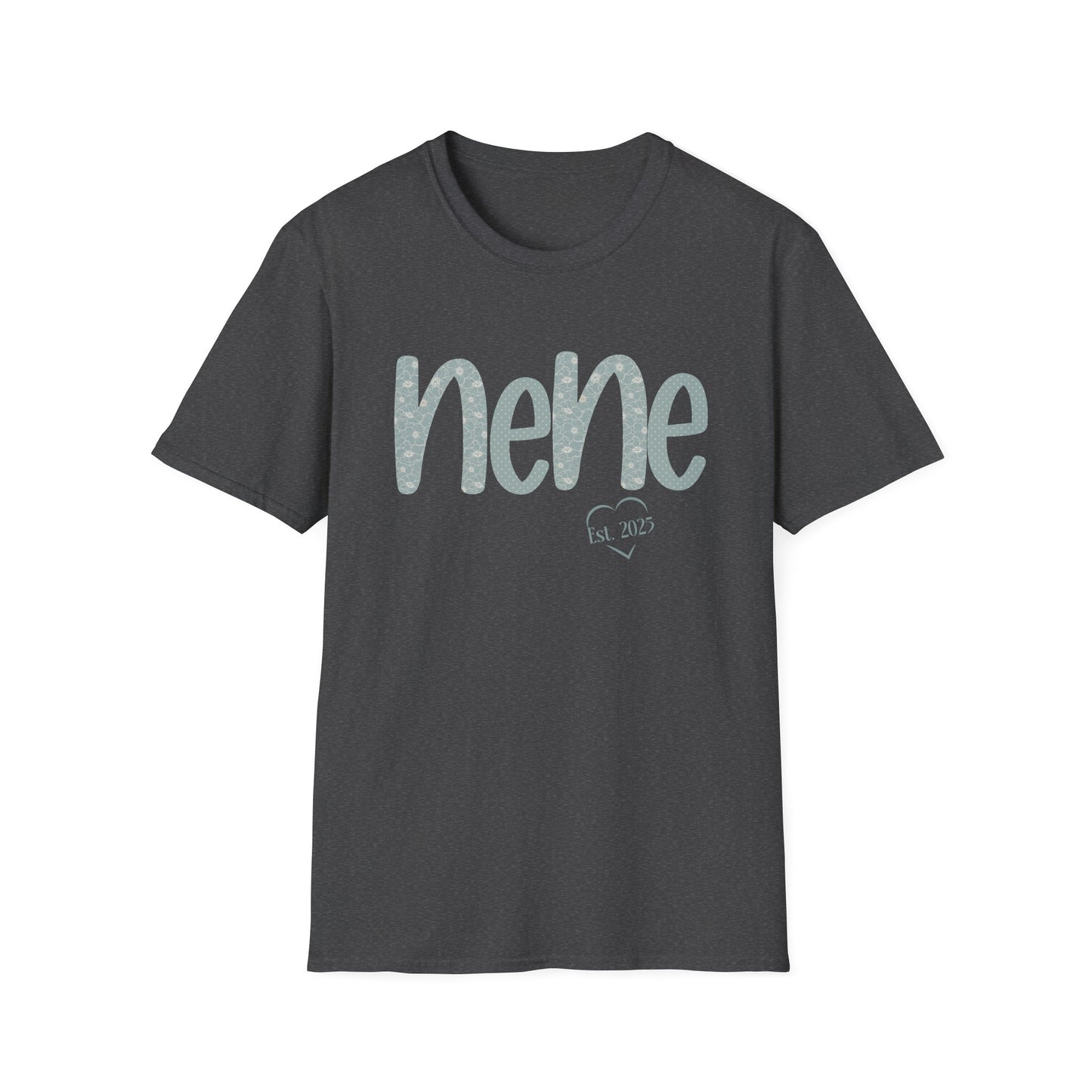 Custom Nene Est Shirt, Nene Floral Tee, Birthday Gift for Nene,  Gift For Mom, Gender Reveal Shirt, Gift from Grandkids, New Nene Gift