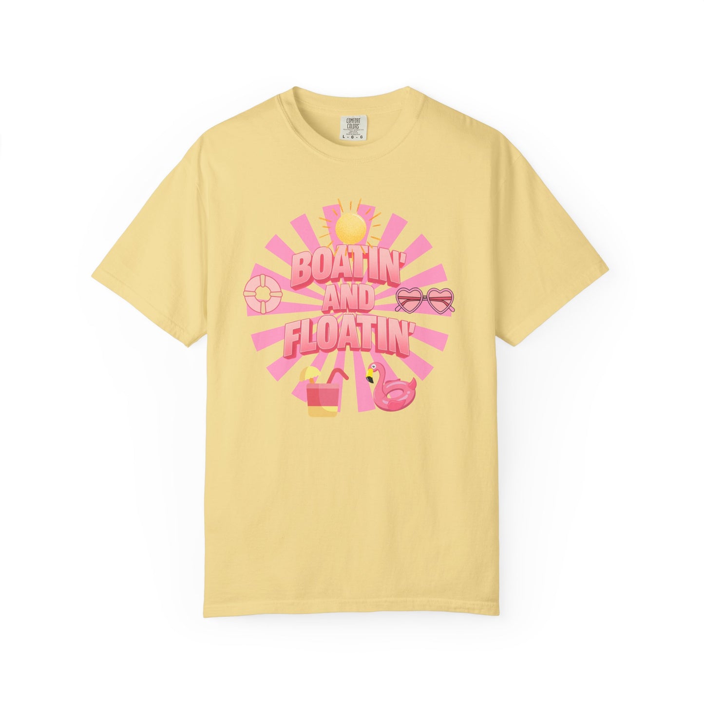 Boating and Floating Comfort Colors Shirt, Lake Vibes Shirt, Boating Shirt, Family Cruise Shirts, Summer Vacation Shirt
