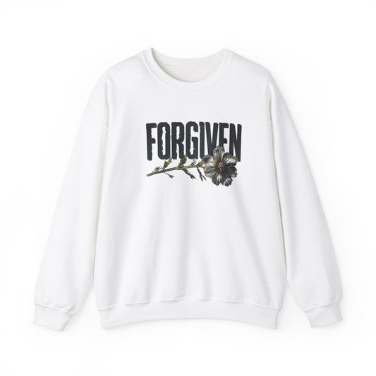 Forgiven Wild Flower Sweatshirt, Botanical Floral Forgiveness Shirt, Motivational Vintage Floral Shirt, Womens Bible Flower Shirt