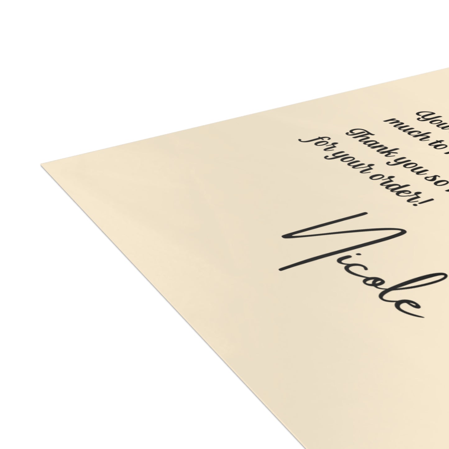Nicole Thank you Cards