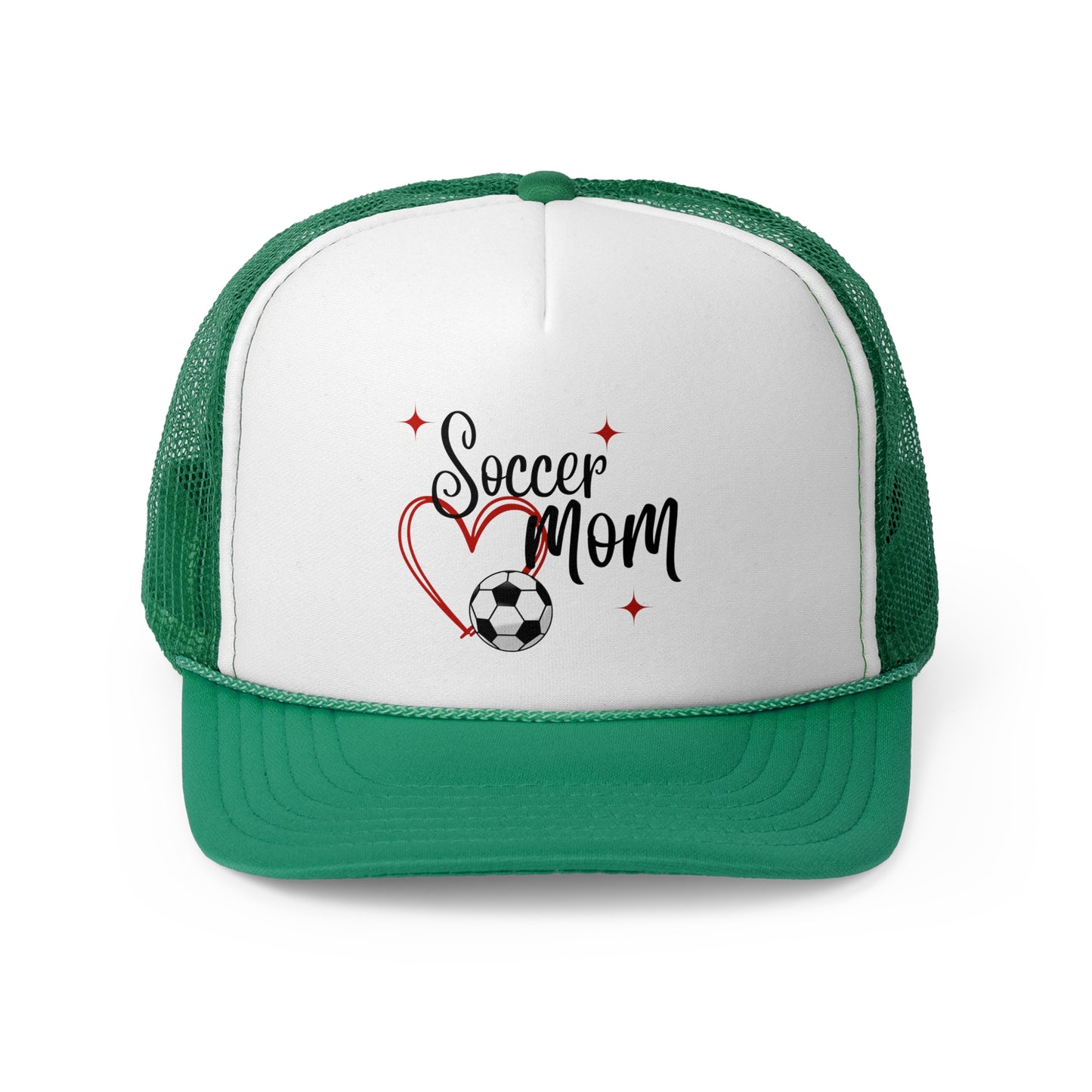 Soccer Mom Trucker Hat, Soccer Mom Hat, Soccer Fan, Soccer Mom Gift for Mom, Soccer Heart Hat, Birthday Gift for Mom