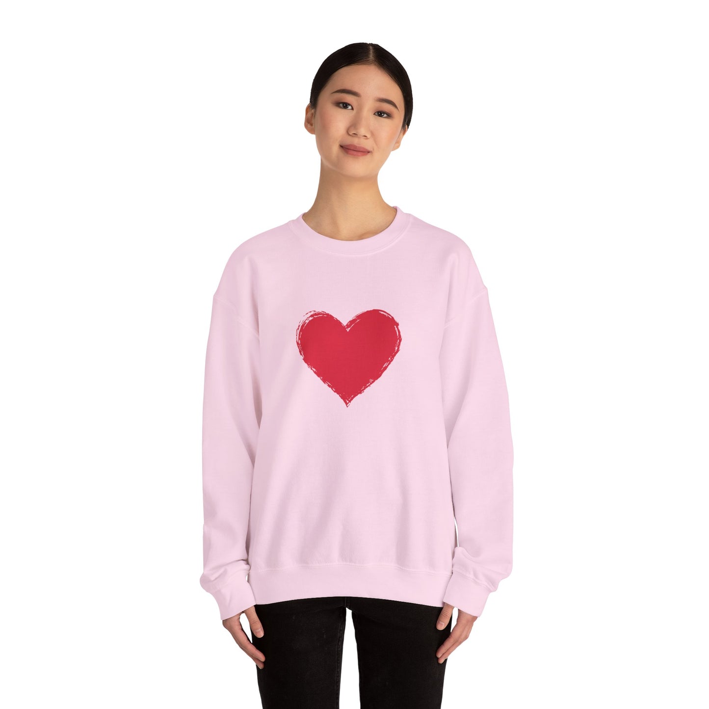 Heart Sweatshirt, Valentines Day Gift, Valentines Gift for Girlfriend, Valentines Day Shirt Love Sweatshirt Heart Shirt