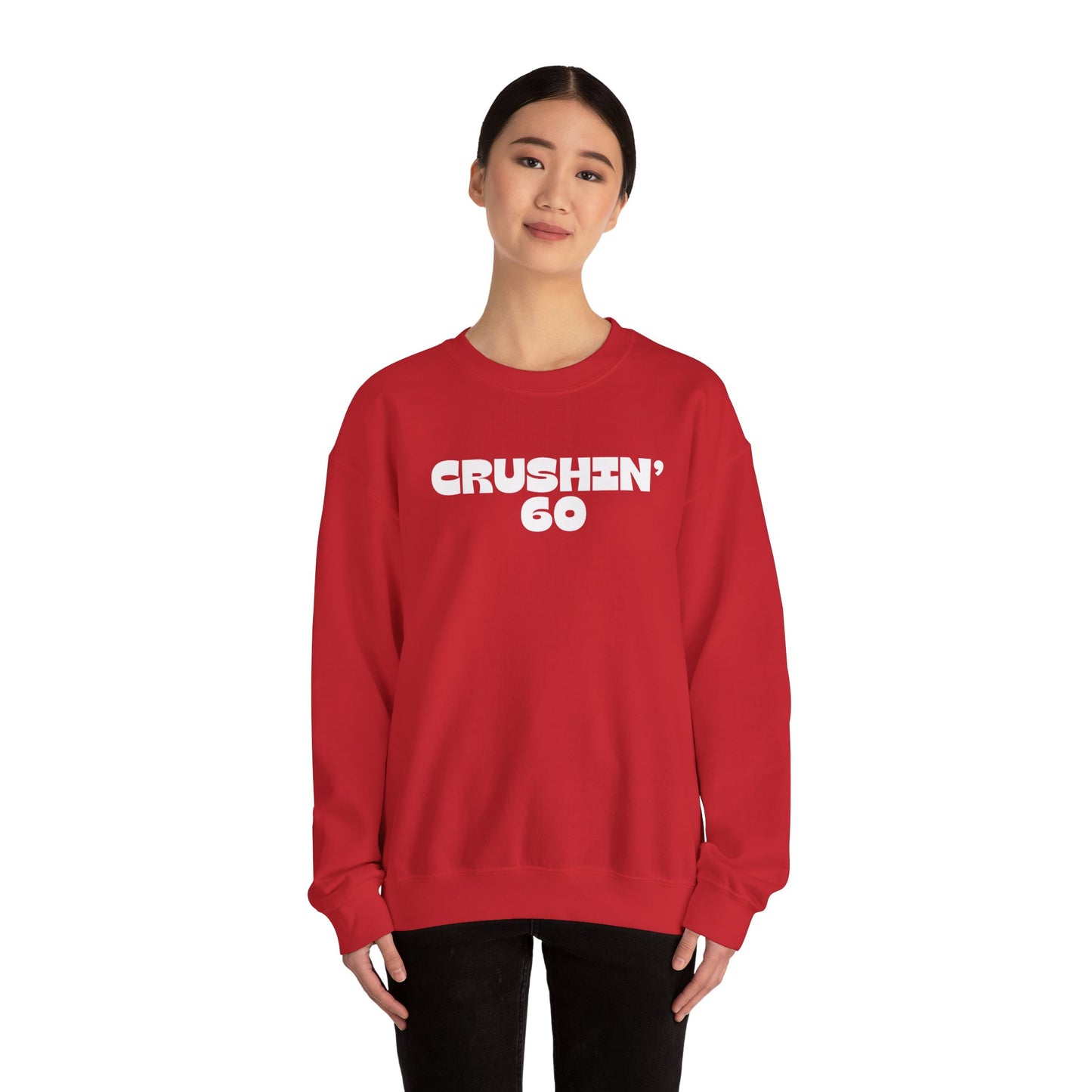 60th Birthday Sweatshirt, Crushin' 60 Sweatshirt, 60th birthday shirt, 60th Birthday gift for mom, Birthday gift for Grandma, 1965 birthday Shirt