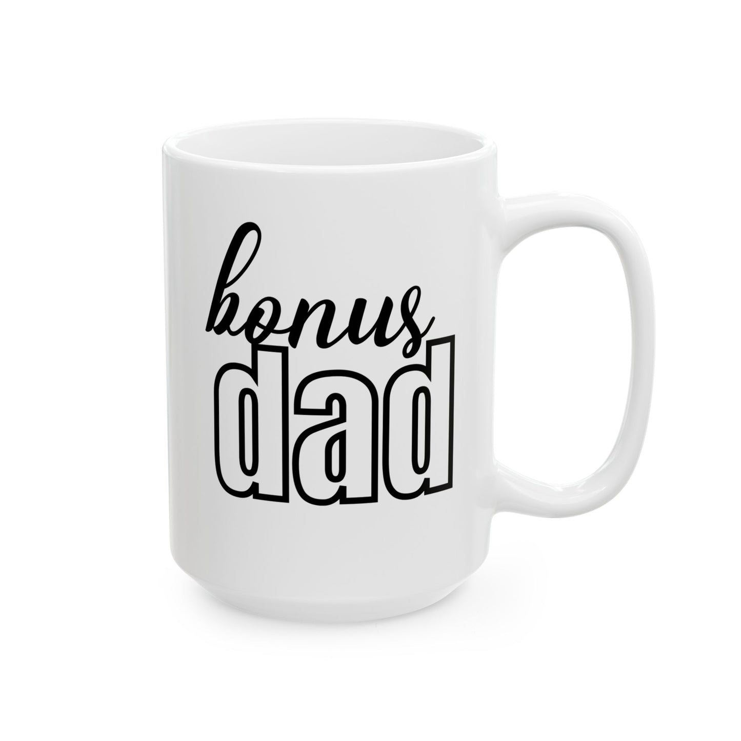 Custom Bonus Dad Mug, Kids Gift for Bonus Dad, Step Dad Mug, Personalized Dad Mug, Gift for Him