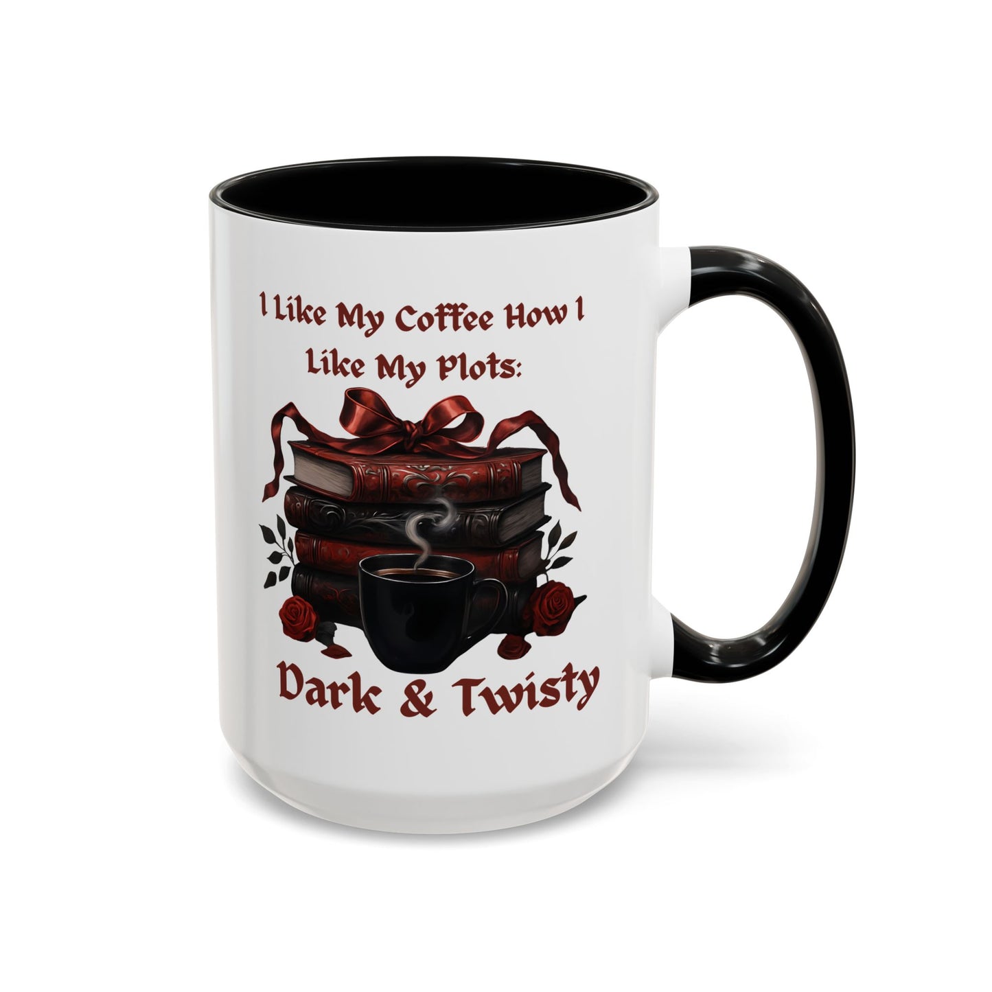 Books And Coffee Mug, Coffee Lovers  Mug, Gift For Coffee And Book Lover, Book Club Gift, Bookish Cup, Reading Mug