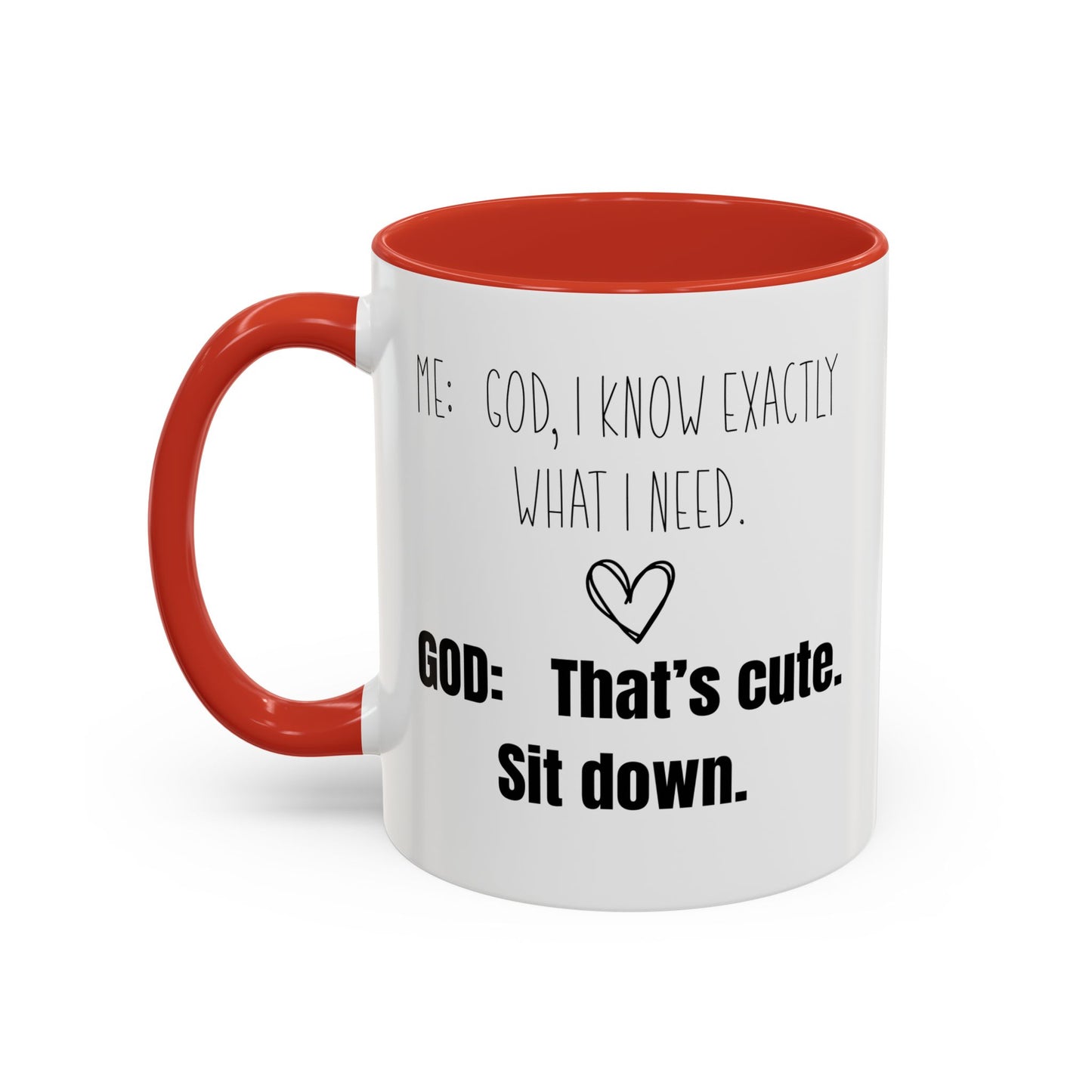 Me and God Mug, Funny Christian Mug, Gift for Christian Woman, Bible Study Mug, Christian Gift for Friend, Girlfriend Gift