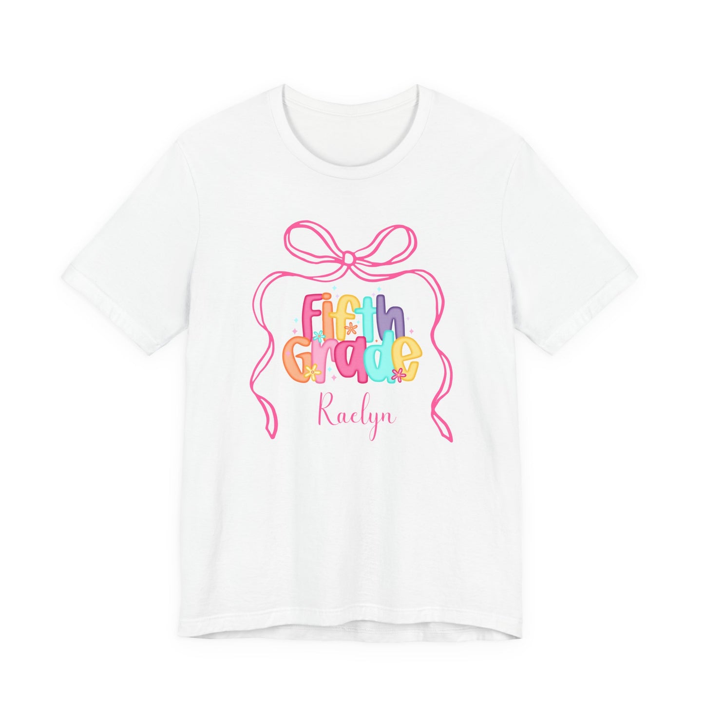 Adult Personalized Fifth Grade Shirt