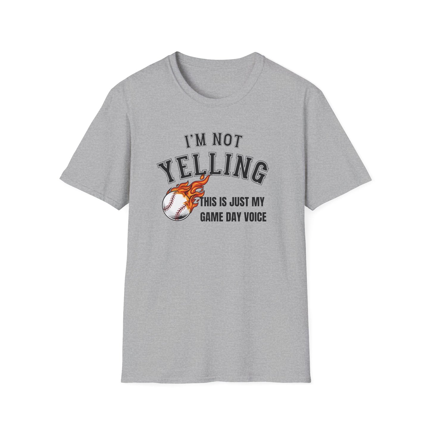 Baseball  I'm Not Yelling64000 tshirt