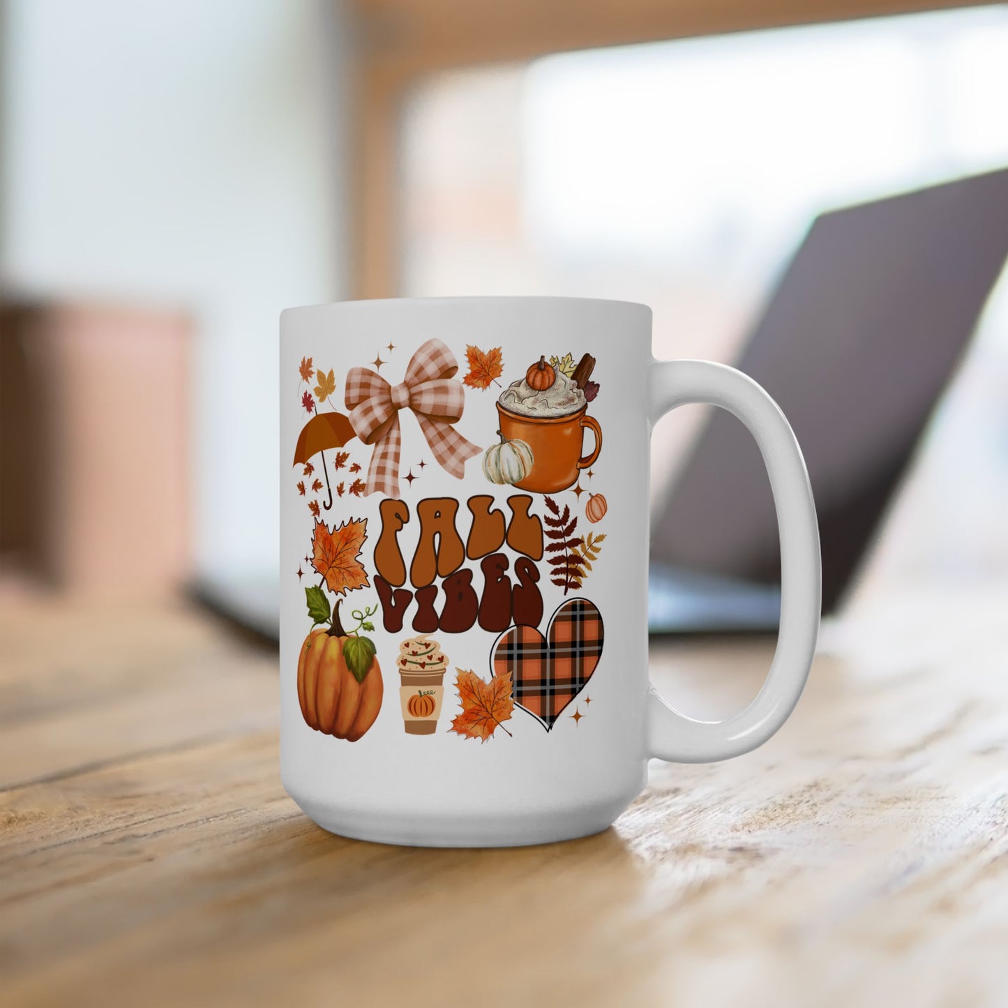 White Fall Vibes Mug