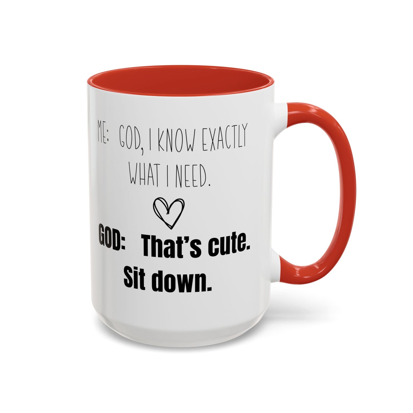 Me and God Mug, Funny Christian Mug, Gift for Christian Woman, Bible Study Mug, Christian Gift for Friend, Girlfriend Gift