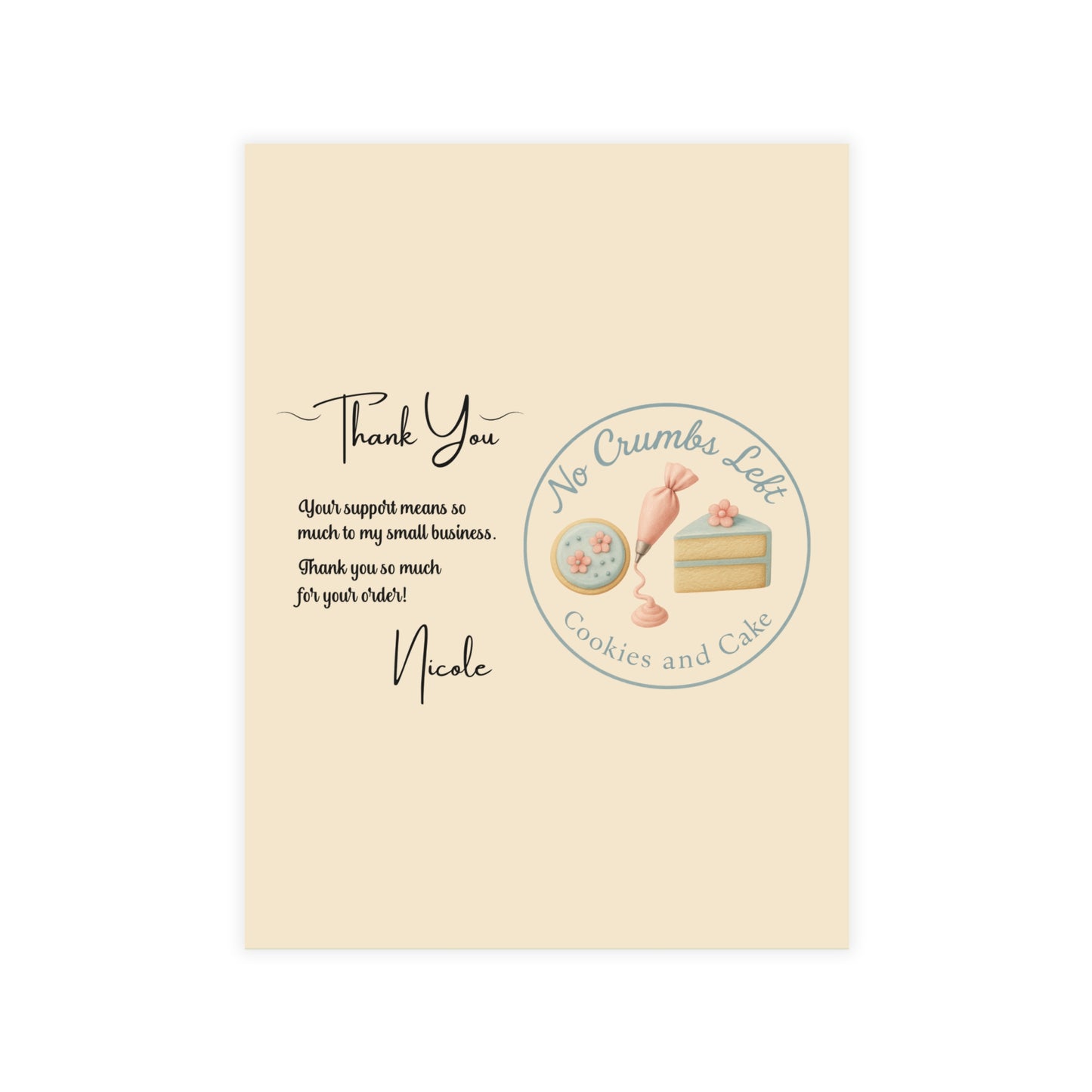 Nicole Thank you Cards