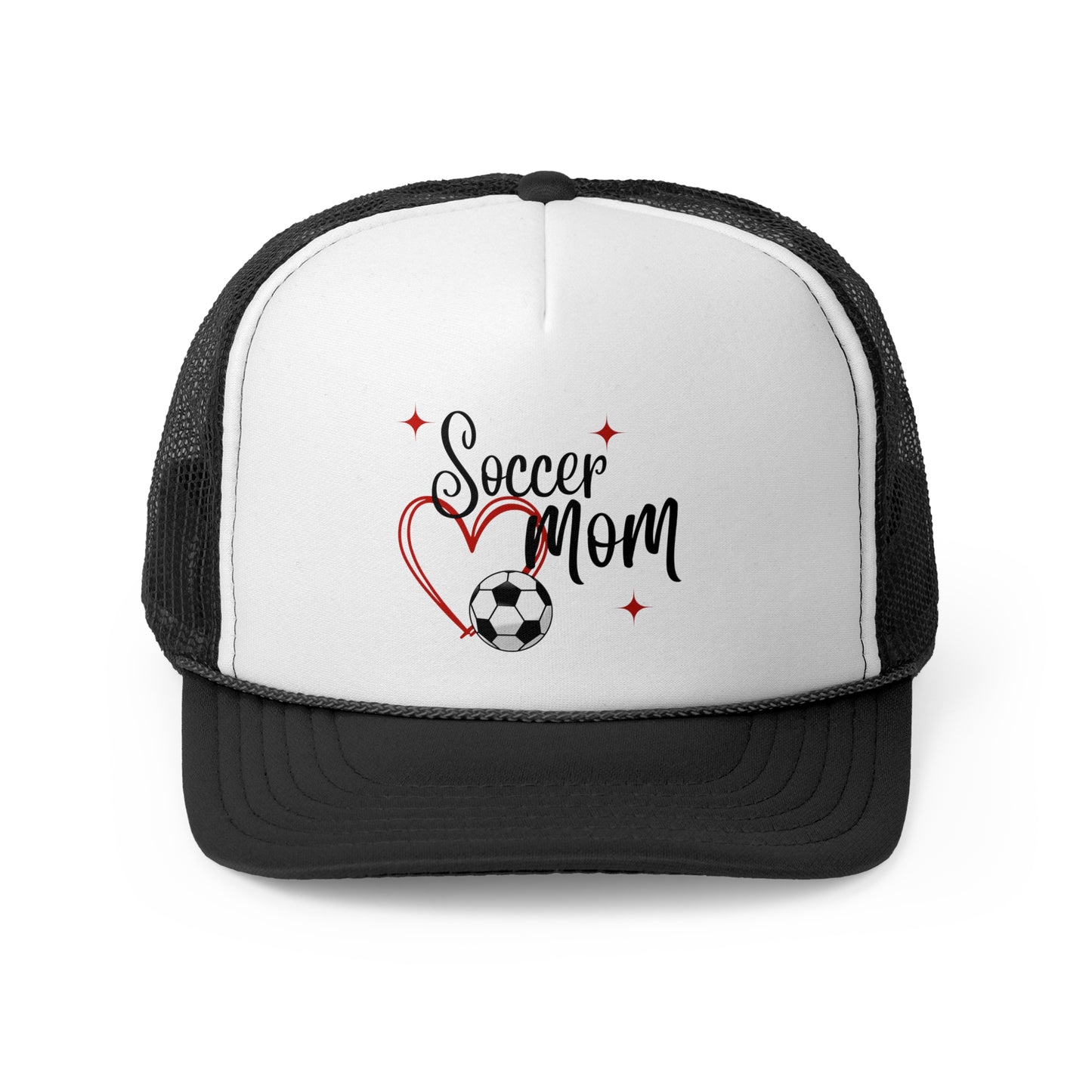Soccer Mom Trucker Hat, Soccer Mom Hat, Soccer Fan, Soccer Mom Gift for Mom, Soccer Heart Hat, Birthday Gift for Mom