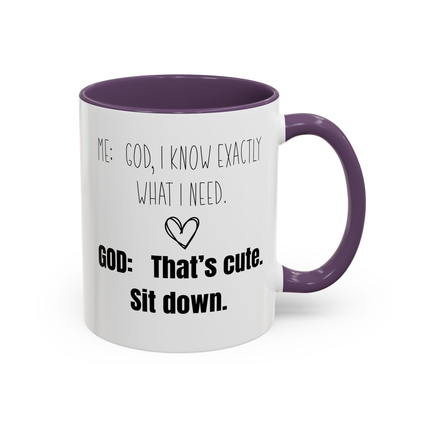Me and God Mug, Funny Christian Mug, Gift for Christian Woman, Bible Study Mug, Christian Gift for Friend, Girlfriend Gift