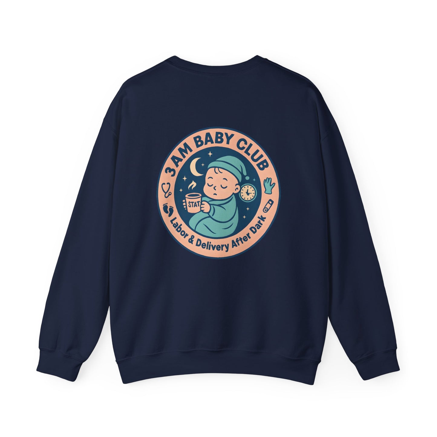 Personalized Labor and Delivery Nurse Sweatshirt, Custom Nurse Night Shift Shirt, RN Name Sweatshirt, Nurse Graduation Gift