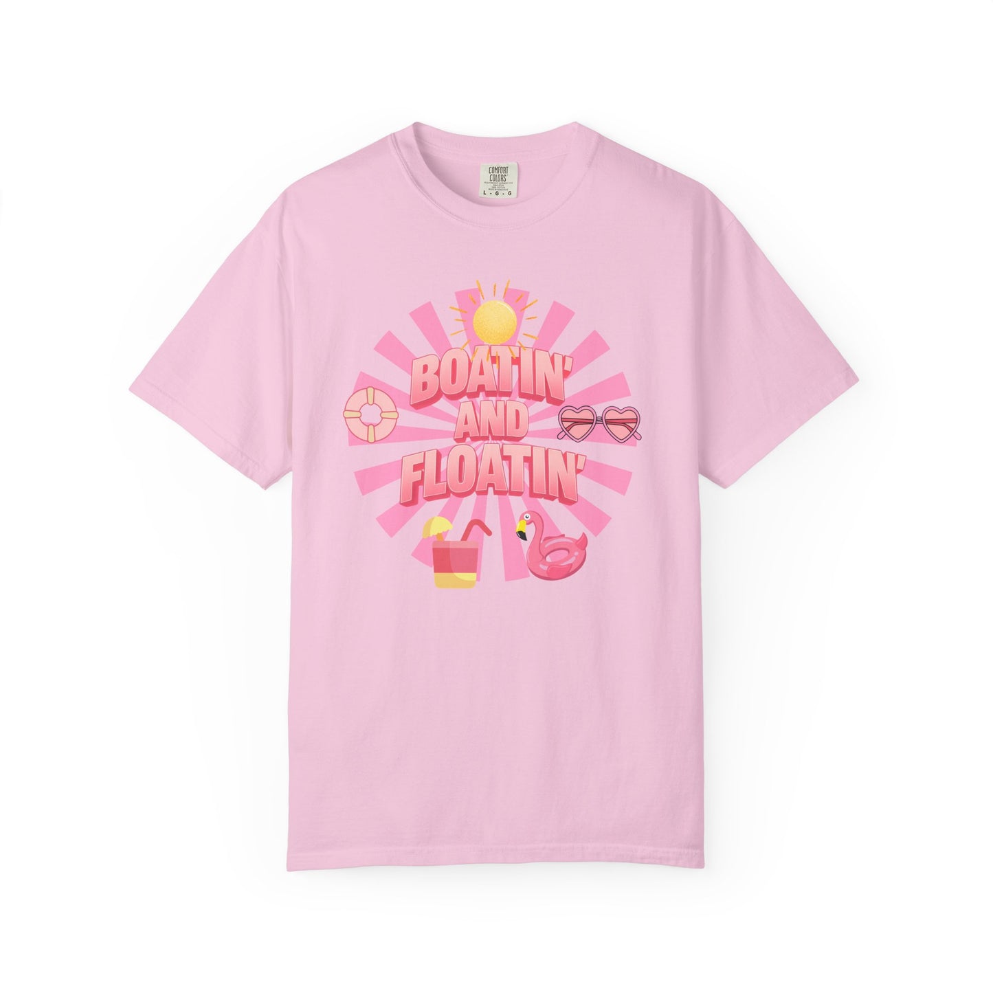 Boating and Floating Comfort Colors Shirt, Lake Vibes Shirt, Boating Shirt, Family Cruise Shirts, Summer Vacation Shirt