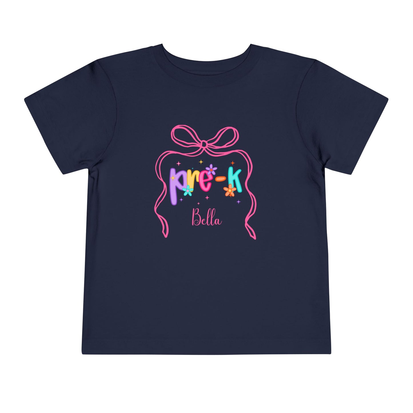 Personalized Girls Pre-K Shirt, Custom First Day of School Shirt, Back to School Shirt, Hello Pre-K Shirt with Name