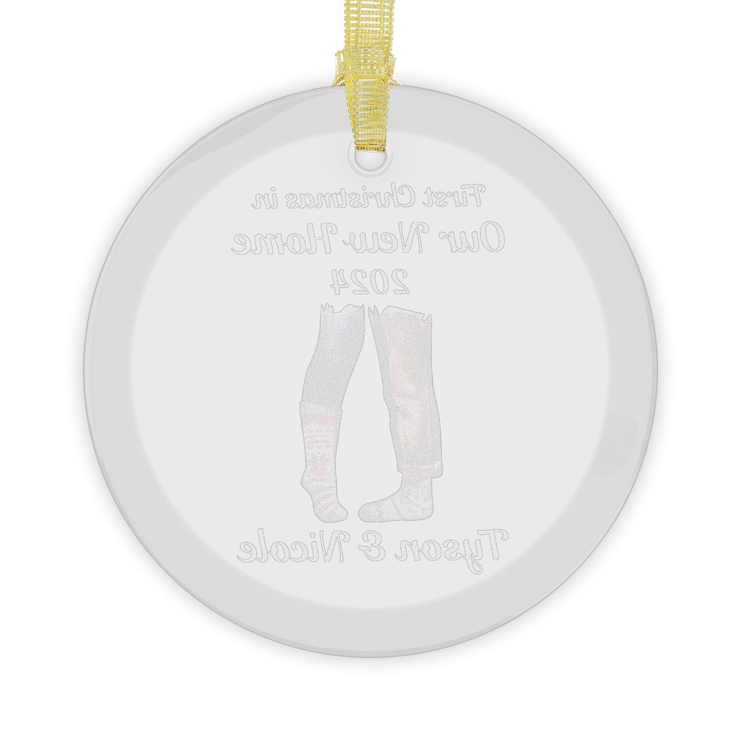 New Home Ornament, Personalized Ornament for New Home, New House Christmas Ornament Housewarming Gift
