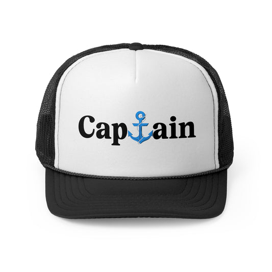 Captain Trucker Hat, Lake Day Hat, Boating Day Trucker Party, Couples Captain Hats, Gift for Couples, Gift for Him