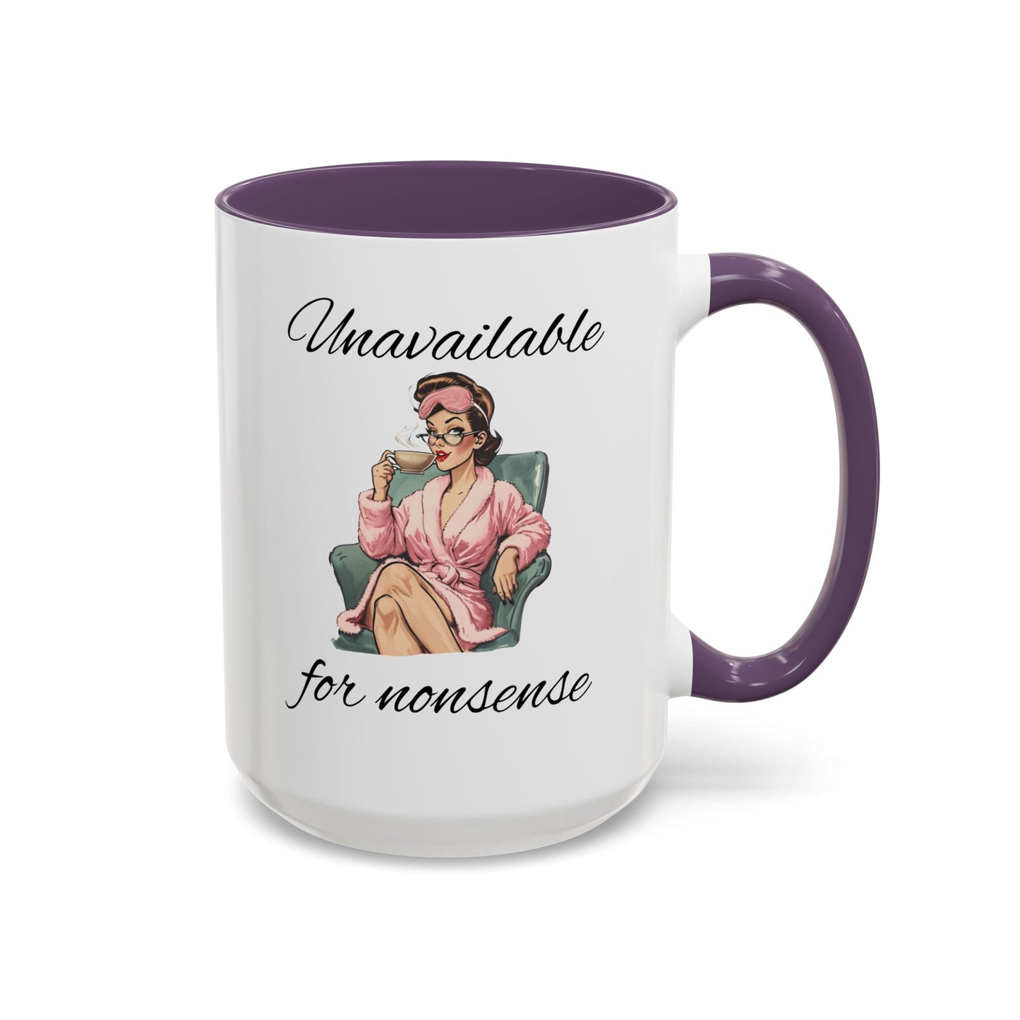 Unavailable for Nonsense Mug, Vintage We Do Not Care Mug, Funny Menopause Perimenopause Mug, Menopause Attitude Mug, Trending Humor Mug