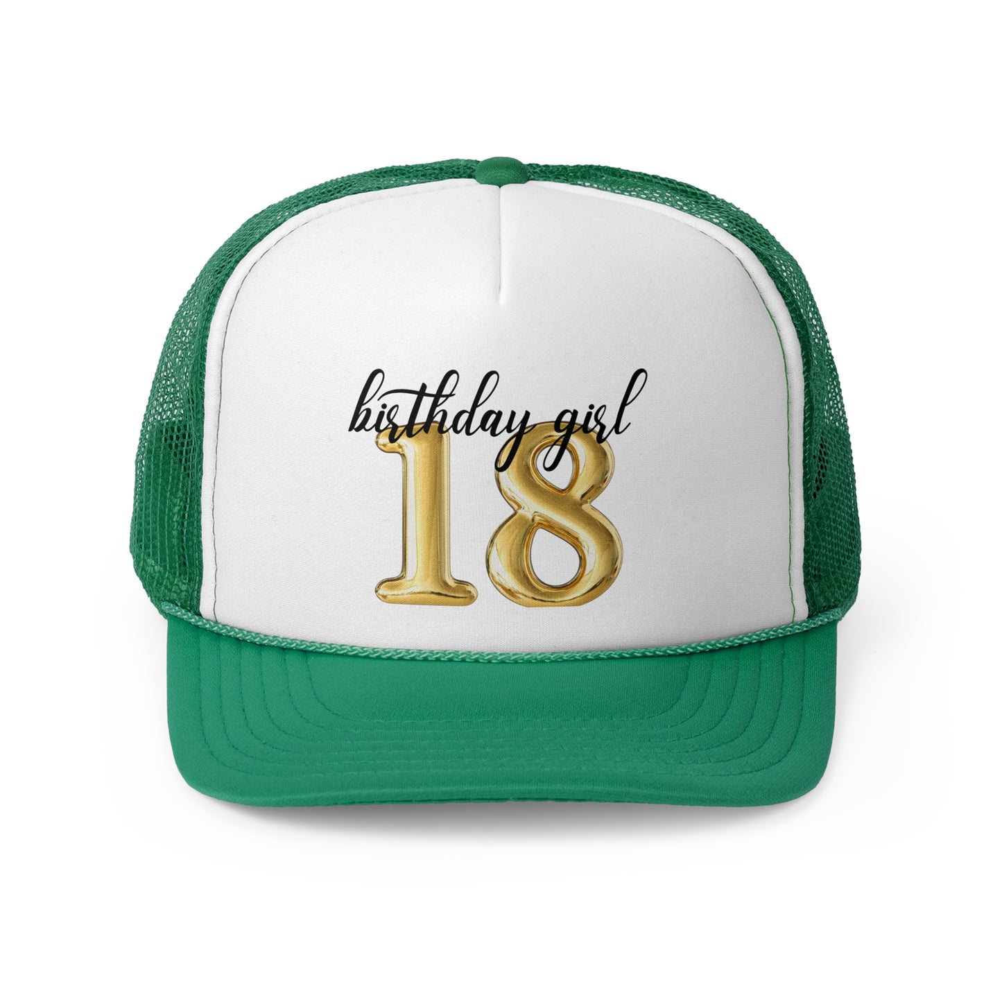 18th Birthday Girl Trucker Hat, 18th Birthday Crew Trucker Hats, Gifts for 18th Birthday, 18th Birthday Group Trucker Hats