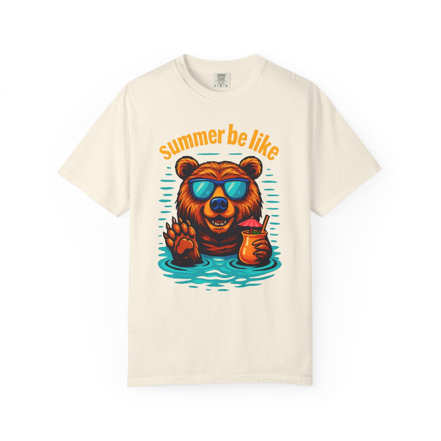 Summer Be Like Shirt, Funny Summer Tee, Bear Shirt, Summer Beach Shirt, Vacation Shirt, Summer Vibes Shirt