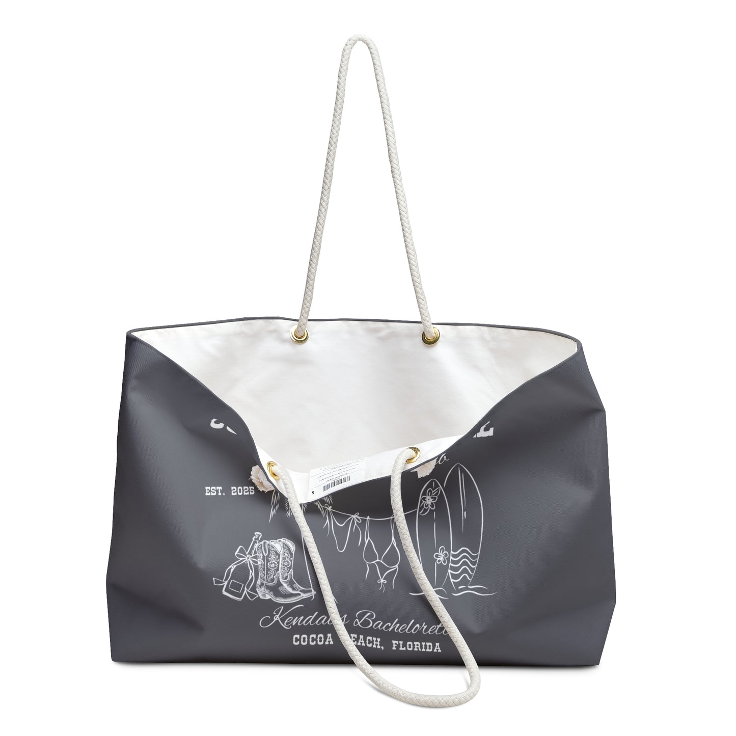 Pepper Coastal Cowgirl Bachelorette Weekender Bag