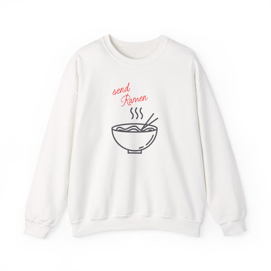 Send Ramen Hoodie, Foodie Sweatshirt, Unisex College Hoodie, Noodles Shirt, Pasta Shirt, Gift for College Student, Gift for Him, Gift for Her