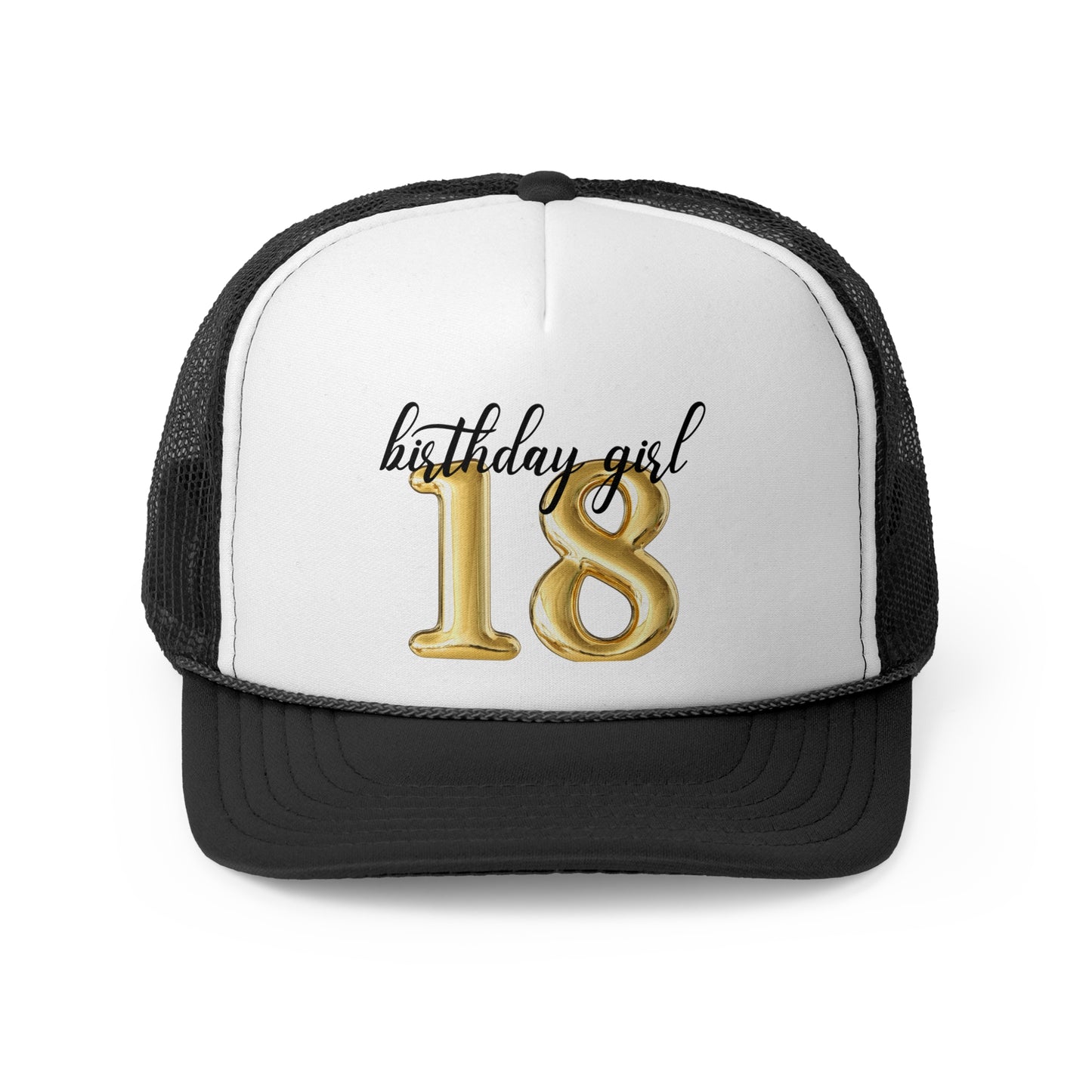 18th Birthday Girl Trucker Hat, 18th Birthday Crew Trucker Hats, Gifts for 18th Birthday, 18th Birthday Group Trucker Hats