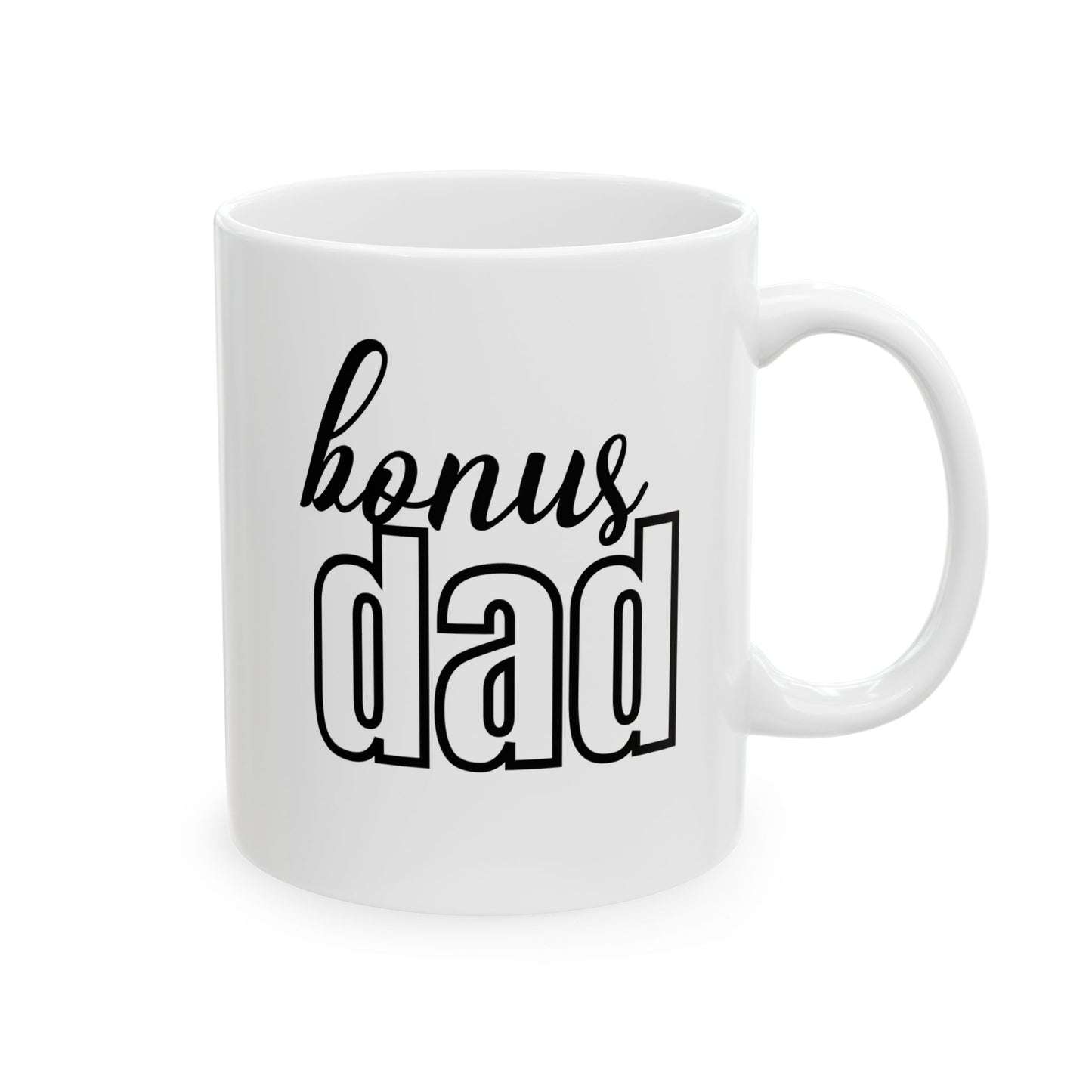 Custom Bonus Dad Mug, Kids Gift for Bonus Dad, Step Dad Mug, Personalized Dad Mug, Gift for Him