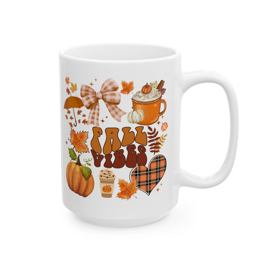 White Fall Vibes Mug