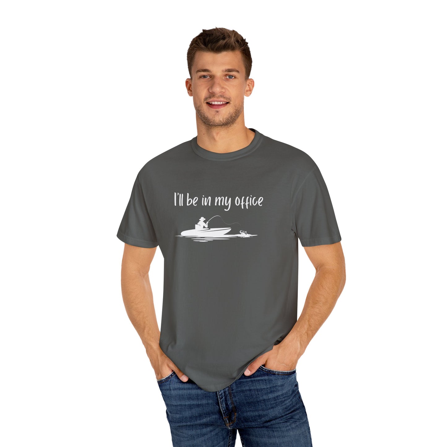 I'll Be In My Office Fishing Shirt, Gift for Him, Dad Birthday Gift, Fishing Retirement Shirt, Funny Retirement Gift for Co-Worker Father's Day Gift