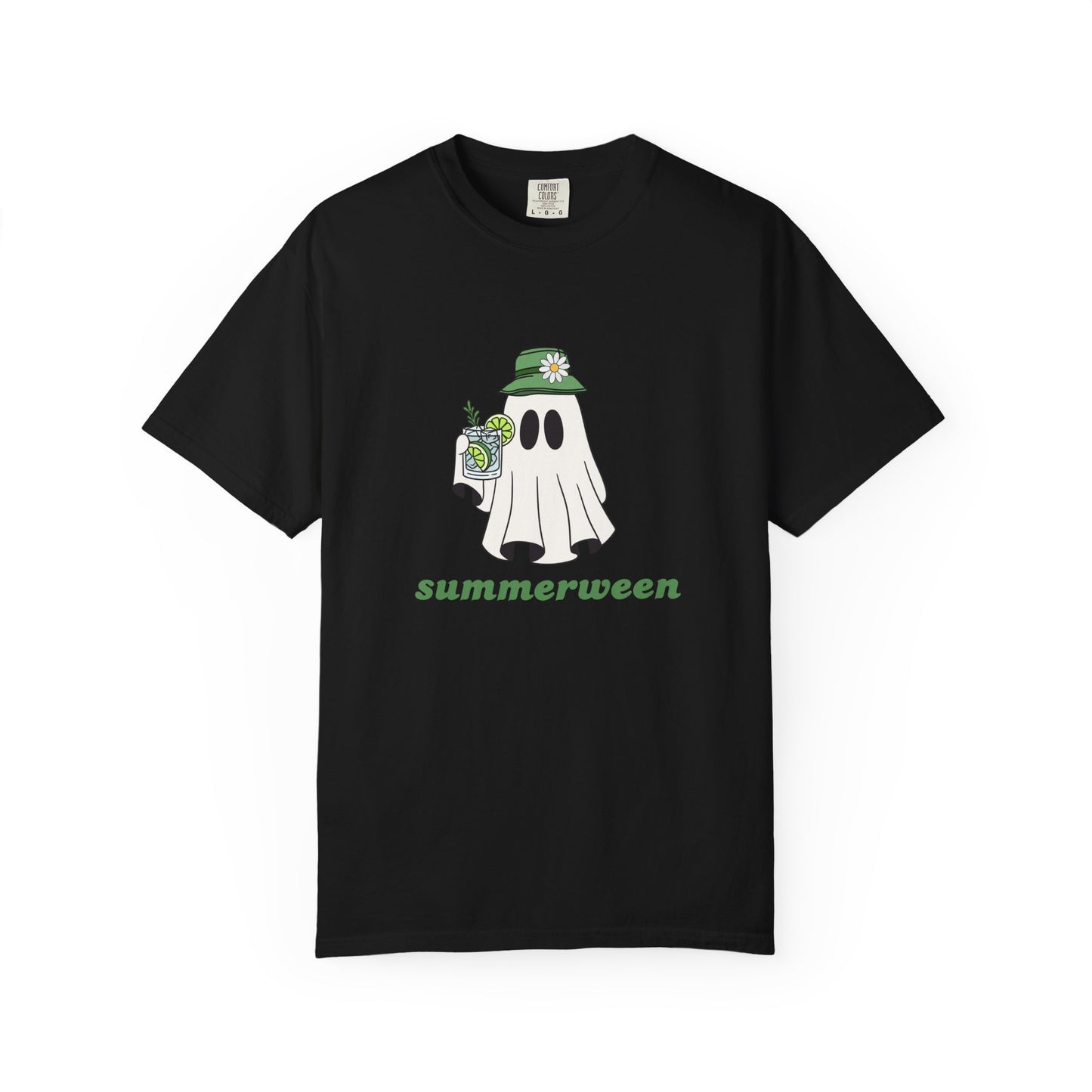 Summerween Ghost Shirt, Comfort Colors Summer Ghost Shirt, Summer Halloween Shirt, Summer Tee, Day Drinking Shirt