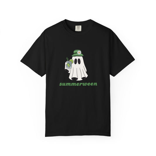 Summerween Ghost Shirt, Comfort Colors Summer Ghost Shirt, Summer Halloween Shirt, Summer Tee, Day Drinking Shirt