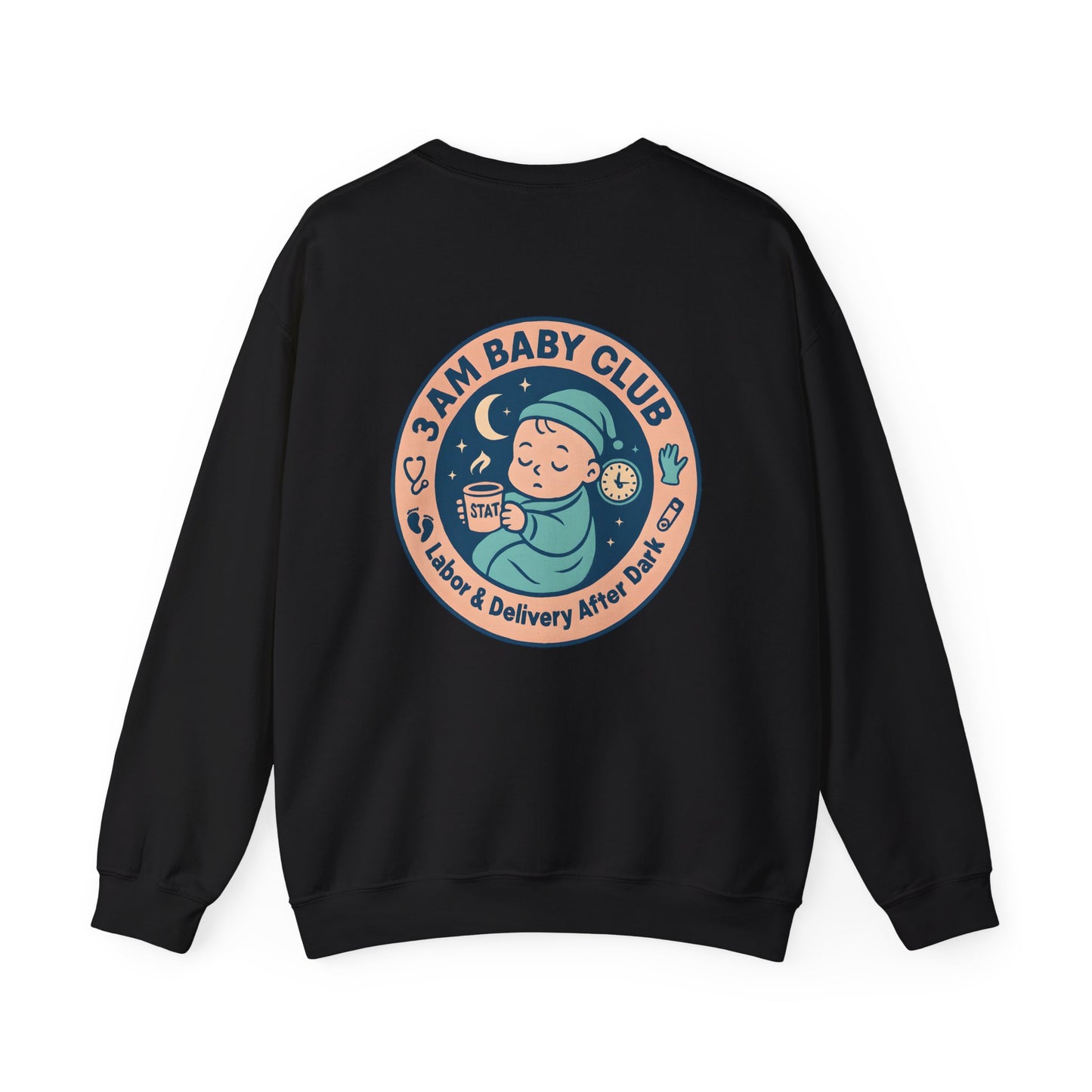 Personalized Labor and Delivery Nurse Sweatshirt, Custom Nurse Night Shift Shirt, RN Name Sweatshirt, Nurse Graduation Gift