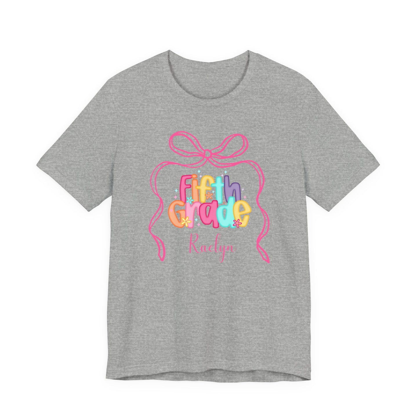 Adult Personalized Fifth Grade Shirt