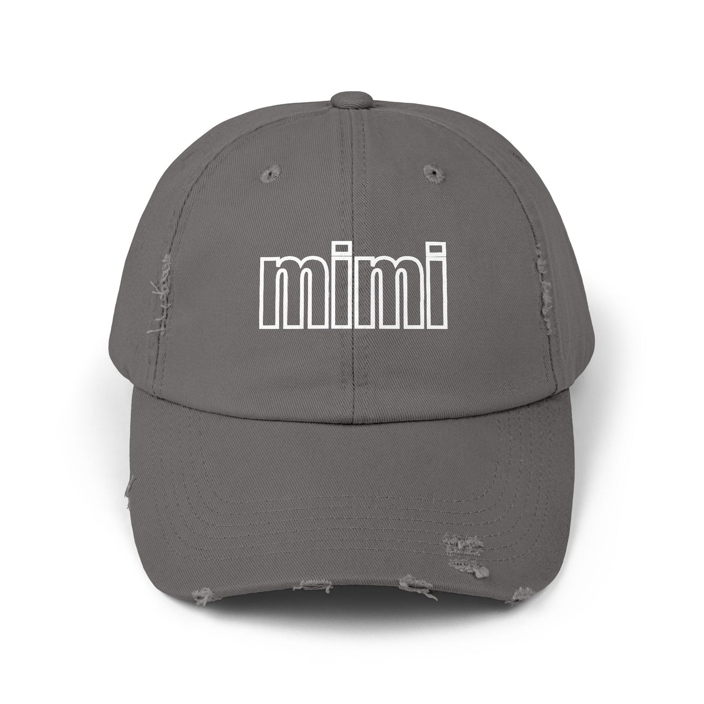 Custom Mimi Hat, Mimi Distressed Hat, Gift for Mimi, Mother's Day Gift, Lake Hat, Gigi Hat, Nana Hat